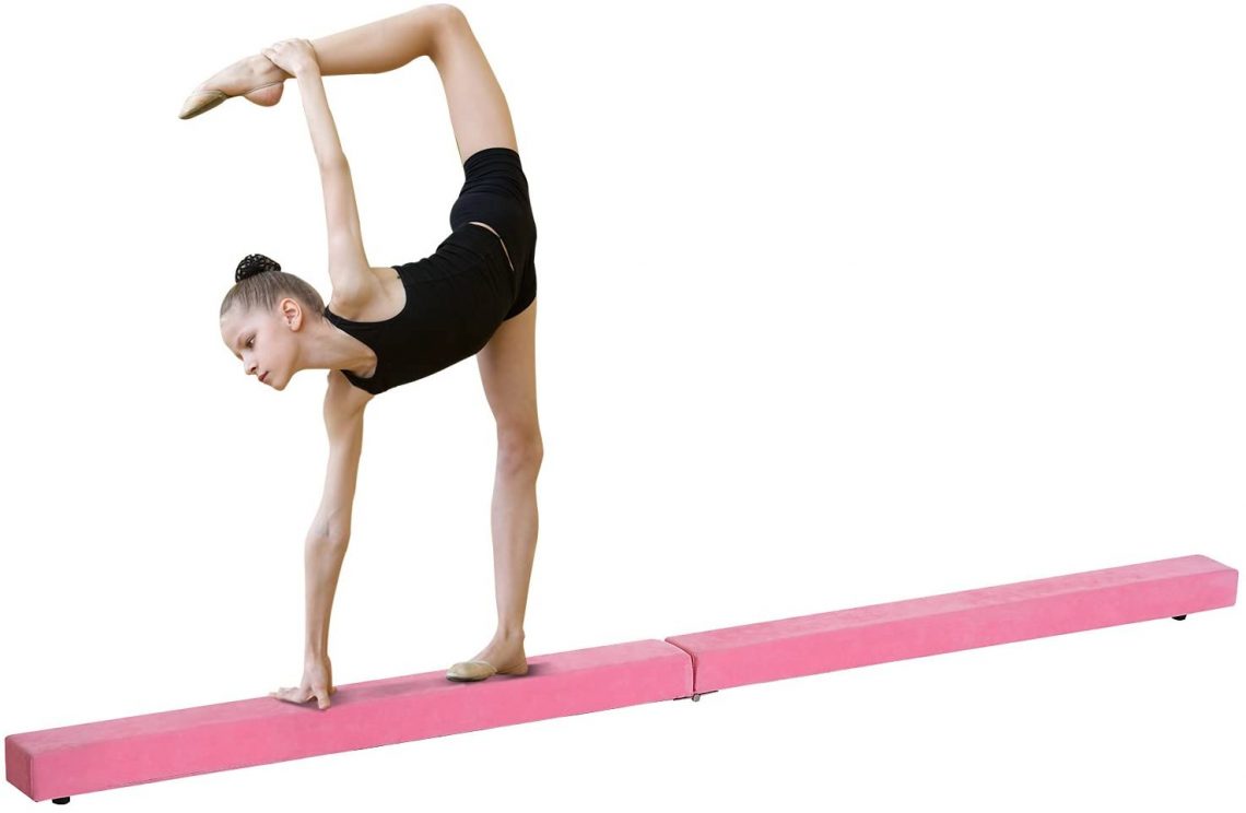 Poutre D'équilibre HomeSun Pliable 240 Cm – Gym, Fitness, Entraînement Maison
